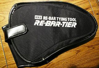 MAX Re bar Tying tool rebar Tier Holster JH300 Black Pouch RB392 and 