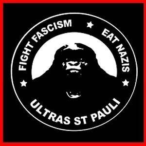 FC ST. PAULI (FIGHT FASCISM EAT NAZIS) ULTRAS T SHIRT