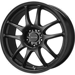 New 17X9 5x100/5x114.3 DRAG DR 31 Black Wheels/Rims