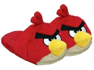Collections Angry Birds Valentine Plush Red Bird Slippers Medium 9 11