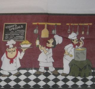 fat chef kitchen curtains in Curtains, Drapes & Valances