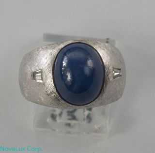 mens star sapphire ring in Mens Jewelry