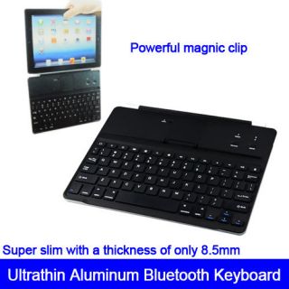 For ipad 2 3 Ultra Thin & Light Wireless Bluetooth Keyboard Stand 
