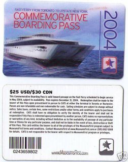 FAST FERRY Rochester NY lot boarding passes flop fiasco