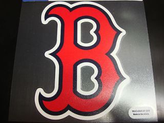 Boston Red Sox Colored Window Die Cut Decal Wincraft StickerCling 8x8 