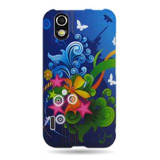   Cover Hard Case For Sprint LG Marquee LS855 Phone Floral Burst