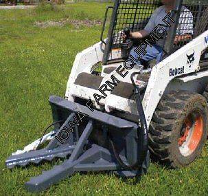   Skid Steer Quick Attach Hydraulic Post Puller, Pipe & Tree Puller