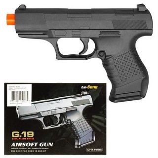 G19 Metal Full Scale Spring Airsoft Pistol Hand Gun