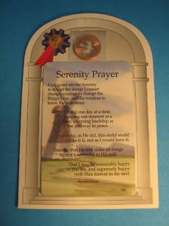 serenity prayer bookmark in Books
