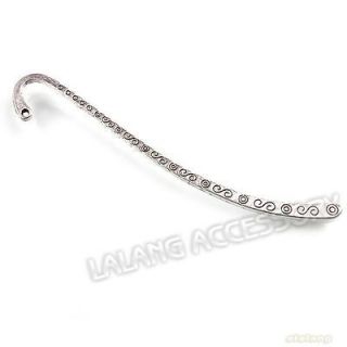   Wholesale Small S Charms Antique Silver Plated Alloy Bookmark 8.7cm