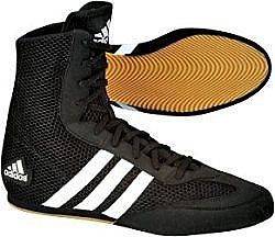 Adidas Box Hog Boxing Boots Sizes 4uk   13uk Black/White stripes