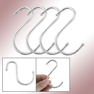 Pcs Silver Tone Metal Punch Cup Bowl Scarf S Shaped Hooks