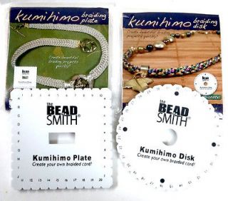Kumihimo Braiding Cord Disk 1 Round 1 Squar include Instruction