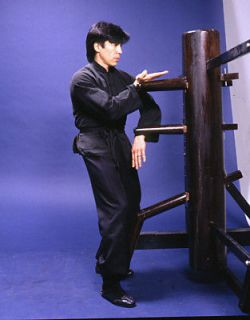 iiSports Traditional Wooden Hardwood Wing Chun Tsun Dummy Mok Jong 