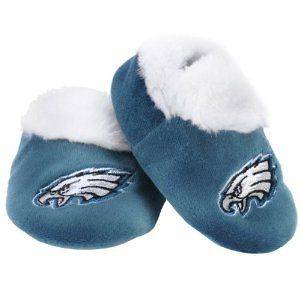   Eagles NFL Football Logo Baby Bootie Slippers Shoes   Choose Size