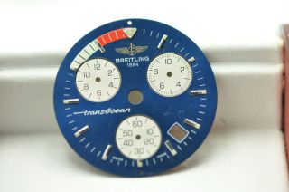 Breitling 1884 TransOean Chrono Blue Date Dial (DIAL ONLY)