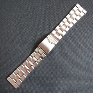 Solid 316L Stainless Steel Divers Watch Strap with Wet Suit Extension 