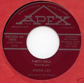   45 Party Doll 1965 Cover Of Buddy Knox Classic M  Canadian Pressing