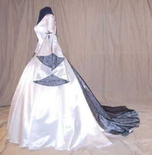 WEDDING BRIDAL GOWN MEDIEVAL RENAISSANCE DRESS COSTUME