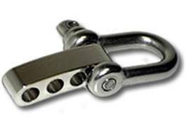 10 Adjustable stainless steel shackles for making survival bracelets $