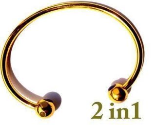 Magnetic Therapy Bio Health care bracelet. Gold plated