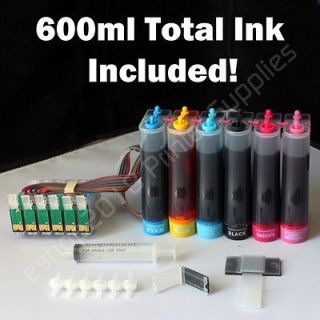 Non OEM CISS CIS Ink T098 For Epson Artisan 730 837   600ml ink 