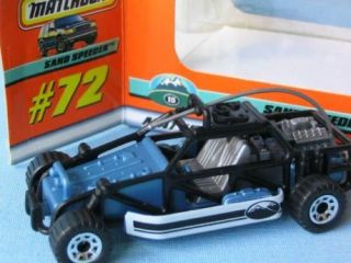 Matchbox Sand Speeder Dune Buggy with Black Body Boxed