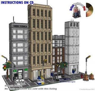 City Center 1 Skyscraper Design Instructions CD Custom Lego ®, 10218 