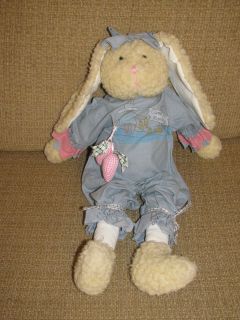 16 ABC Distributing Bunny Rabbit Blue Carrot Pie Outfit Stuffed 