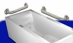   400mm Stainless handrail grab bar bath toilet shower bathroom safety
