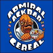 Admiral Ackbar Cereal T Shirt SM   4XL