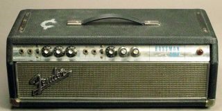 1967/1968 Fender Silverface Bassman Head Fender Musical Instrument w 
