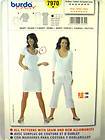 PATTERN BURDA 7970 SNUG FITTING TSHIRT AND DRESS WITH SCOOP NECK SZ 12 