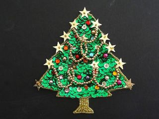 sequins appliques CHRISTMAS in Beaded & Sequined Appliques