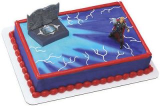 THOR AVENGER COLLECTIBLE CAKE KIT Topper Realm Asgard