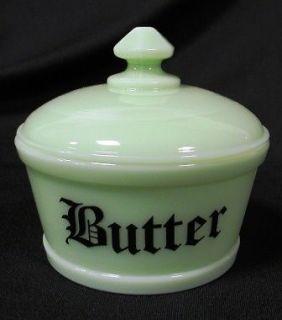 jadite butter dish in Pottery & Glass