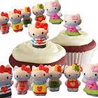 Sanrio Hello Kitty Cupcake Cake Toppers   Party Favors 12 figures