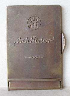 ANTIQUE GERMAN MECHANICAL CALCULATOR SLIDE ADDER / TRONCET / ADDIATOR 