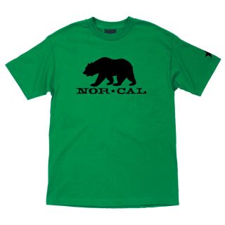 Nor Cal Black Bear T Shirt Kelly Green