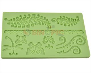 Nice Butterfly & Dragonfly Silicone mould Cake Decoration Tool Plunger 