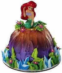 Little Mermaid Cake Topper Decoration ARIEL KIT Set Princess Ocean 