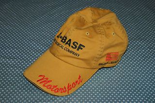 Brown Saleen / BASF Motorsport Hat / Baseball Cap, One Size Fits All