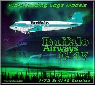 72 Buffalo Airways C 47 DC3 of Ice Pilots fame model decal by 