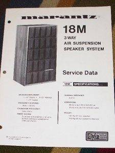 Marantz 18M Speaker System Service Manual/Data