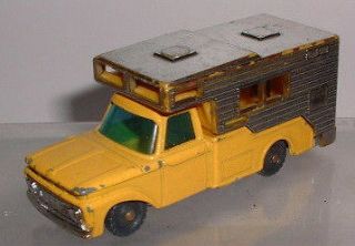 HUSKY FORD F150 CAMPER MOBILE HOME YELLOW/CHROME #35 67