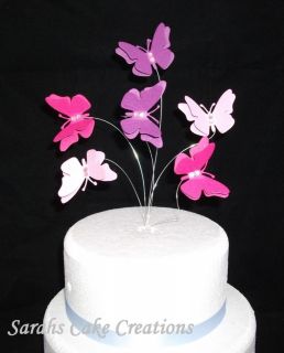 Superb Butterfly Cake Topper   Wedding Birthday Anniversary Decoration