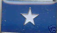 CIVIL WAR CONFEDERATE BONNIE BLUE FLAG NEW LAPEL PIN