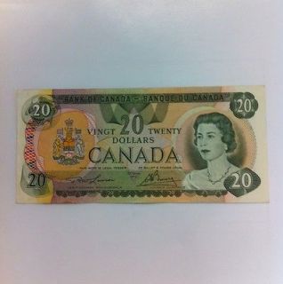 Bank Of Canada 1979 $20 Banknote Bill Paper Money Rare Beautiful Note 