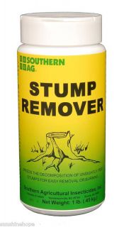 STUMP REMOVER, Potassium Nitrate, Speeds Decay, 1lb can