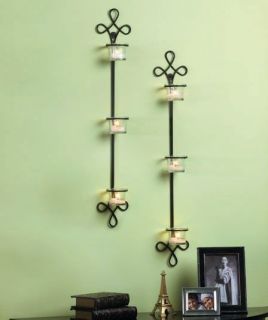 metal candle wall sconces in Candle Holders & Accessories